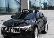 Детский электромобиль Maseratti Levante, черный Санкт-Петербург