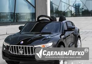 Детский электромобиль Maseratti Levante, черный Санкт-Петербург - изображение 1