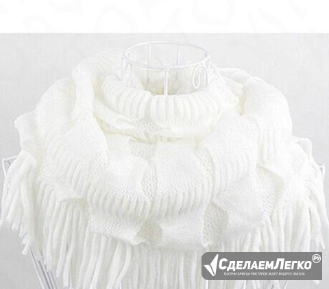 2 Новых женских шарфа (Чёрный и Белый ) Одинцово - изображение 1