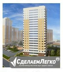 2-к квартира, 59.2 м², 17/19 эт. Тула - изображение 1