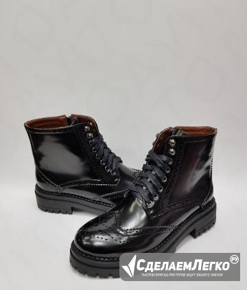 Женские ботинки Chanel лаковые(36-40) черные Москва - изображение 1
