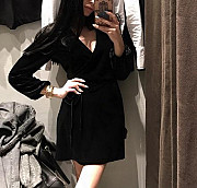 Бархатное платье zara новое Москва