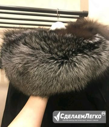 Парка куртка натуральный мех лиса енот размер M- L Москва - изображение 1