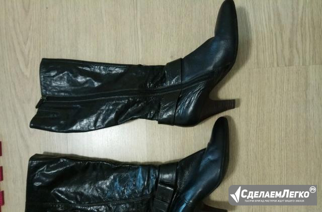 Осенние сапоги из кожи Carlo Pazolini 39 размер Москва - изображение 1