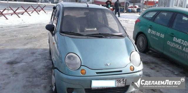 Daewoo Matiz 0.8 МТ, 2008, хетчбэк, битый Ростов-на-Дону - изображение 1