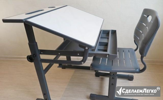 Парта трансформер + стул kantor Galaxy Comfort lux Москва - изображение 1