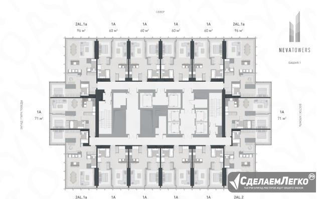 3-к квартира, 113 м², 57/78 эт. Москва - изображение 1