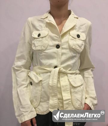 Пиджак/жакет смесь хлопка и льна Massimo Dutti Москва - изображение 1
