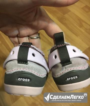 Crocs тёплые на тонком меху Москва - изображение 1