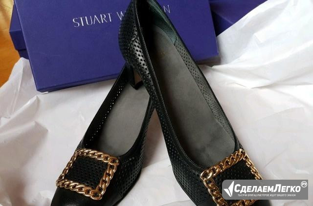 Stuart Weitzman Туфли черные в дырочку 40 размер к Москва - изображение 1
