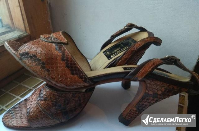 Босоножки из кожи питона Москва - изображение 1