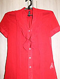 Красная блуза с воланами Сергиев Посад