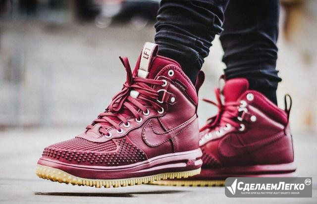 Nike Air Force lunar Sneackerboot Red 41-45 Москва - изображение 1