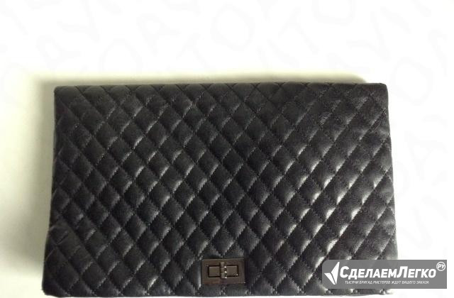 Стёганый черный клатч Москва - изображение 1