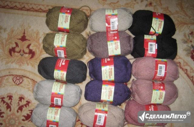 Пряжа для вязания 2.300 кг шерсть Москва - изображение 1