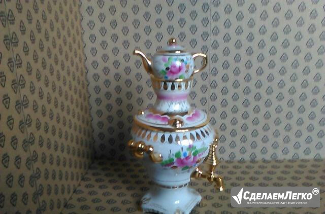 Фарфоровый самовар, Гжель Москва - изображение 1