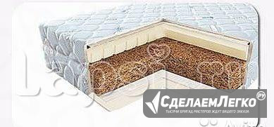 Матрас Lapsi Cocolatex Lux 60х120х8 латекс+ кокос Санкт-Петербург - изображение 1