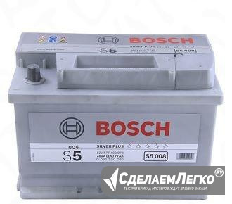 Аккумулятор Bosch 6ст -77 Ач S5 SilverPlus о/п Казань - изображение 1