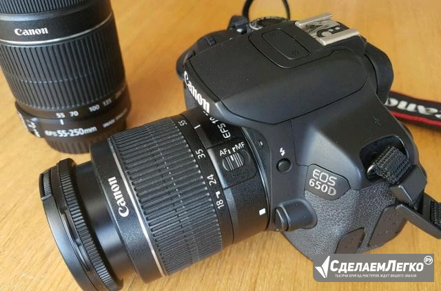 Canon EOS 650D + 2 обьектива Благовещенск - изображение 1