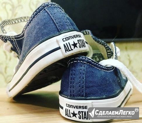 Кеды Converse Chuck Taylor All Star original синие Москва - изображение 1