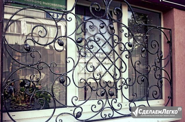 Кованые оконные решетки ручной работы Москва - изображение 1