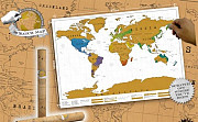 Скретч карта мира Саратов