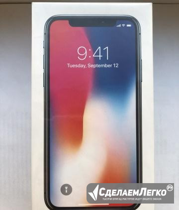 iPhone x black 64gb новый Краснодар - изображение 1