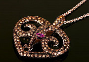 Золотой кулон с бриллиантами 1.19ct. Vendome Москва