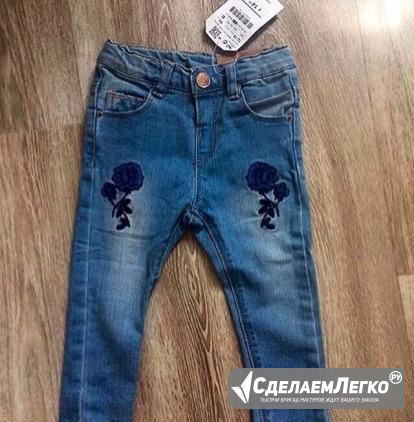 Джинсы Zara 12-18 м Хабаровск - изображение 1