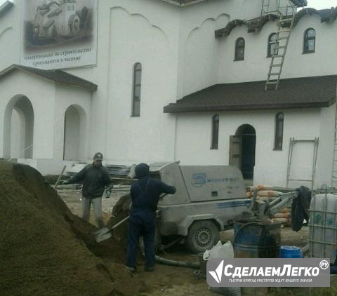 Полусухая стяжка пола+механизированая штукатурка Магнитогорск - изображение 1