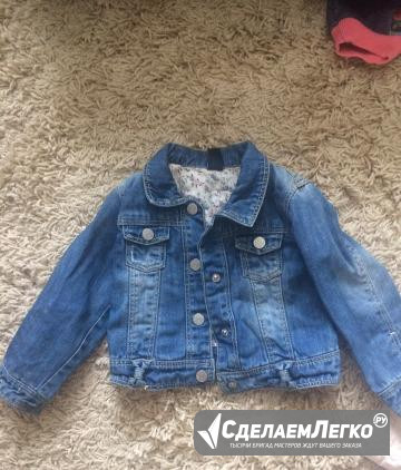 Джинсовая куртка zara Красноярск - изображение 1