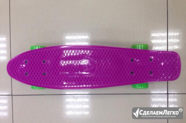 Лонгборд Lboard shark 22" mono purple Москва - изображение 1