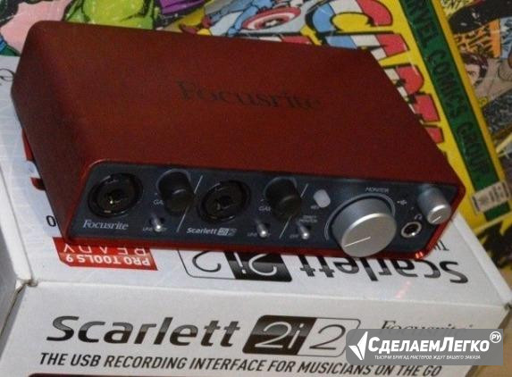 Focusrite Scarlett 2i2 Краснодар - изображение 1