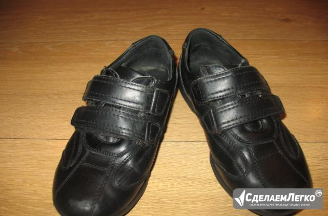 Кожаные туфли на липучках Саратов - изображение 1