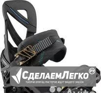 Новые Крепления для сноуборда Саломон Alibi Blk Москва - изображение 1