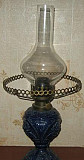 Лампа электрическая настольная. основание фарфор 
