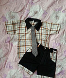 Костюм рубашка+шорты+галстук+ремень Оренбург