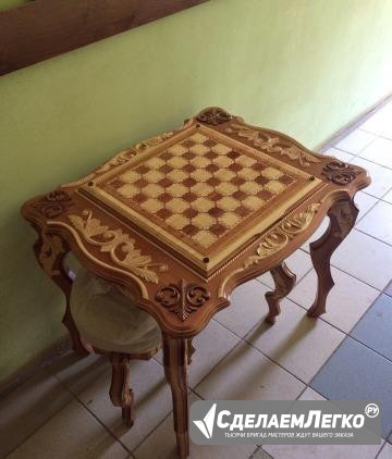 Стол для игры в шахматы, шашки и нарды Селты - изображение 1