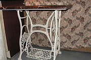 Антикварный стол из чугуна и мрамора - 19 век -RRR Великие Луки
