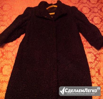 Женская зимняя шуба каракуль, р-р 50 Москва - изображение 1