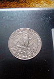 Монета США liberty quarter dollar 1981 год Волоколамск