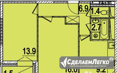 2-к квартира, 51.6 м², 20/22 эт. Красногорск - изображение 1