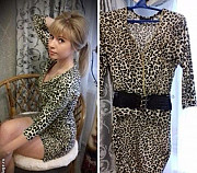 Платье леопардвой расцветки 40-44 Саратов