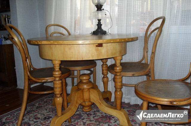 Раскладной стол и 4 стула Самара - изображение 1