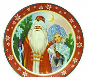 Гибридная Новогодн монета "Снегурочка и Дед Мороз" Челябинск