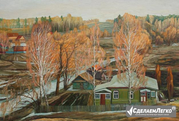 Bhcoh029 Картина: «Весенний вечер» (х/м, 100х130 Москва - изображение 1