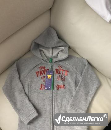 Толстовка на девочку с капюшоном Benetton Москва - изображение 1