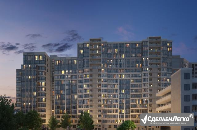 2-к квартира, 63.6 м², 9/17 эт. Санкт-Петербург - изображение 1