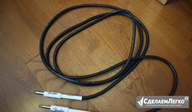 Fender 10 instrument cable black новый Омск - изображение 1