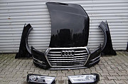 Audi Q7 15-17 бампер капот фара радиаторы Москва